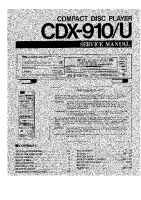 Yamaha CDX-910 - Service Manual 